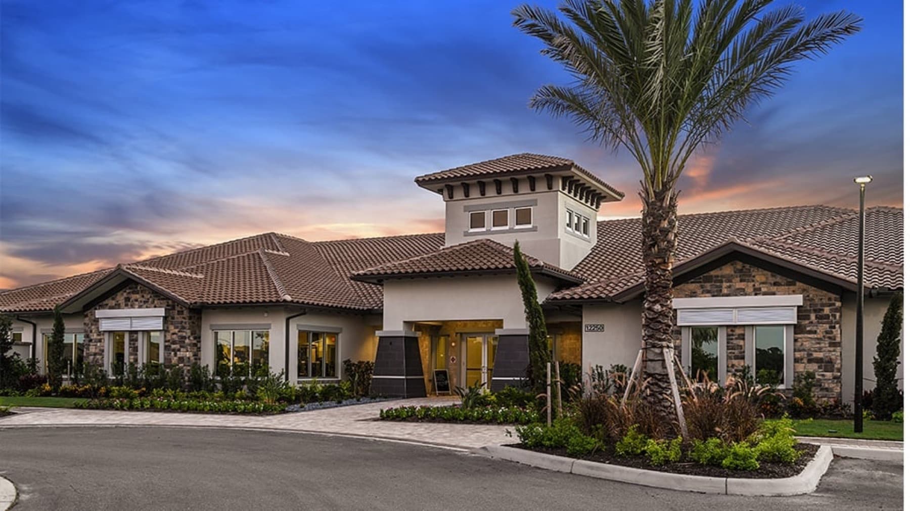 The amenity center at Esplanade Lake Club
