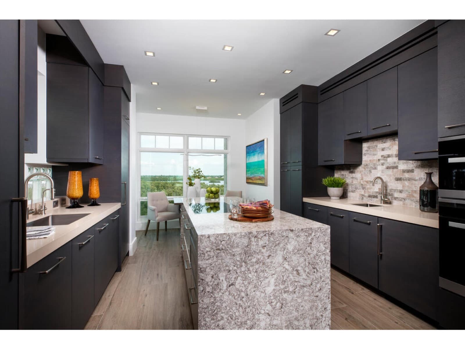 Luxury condominium kitchen in Bonita Springs
